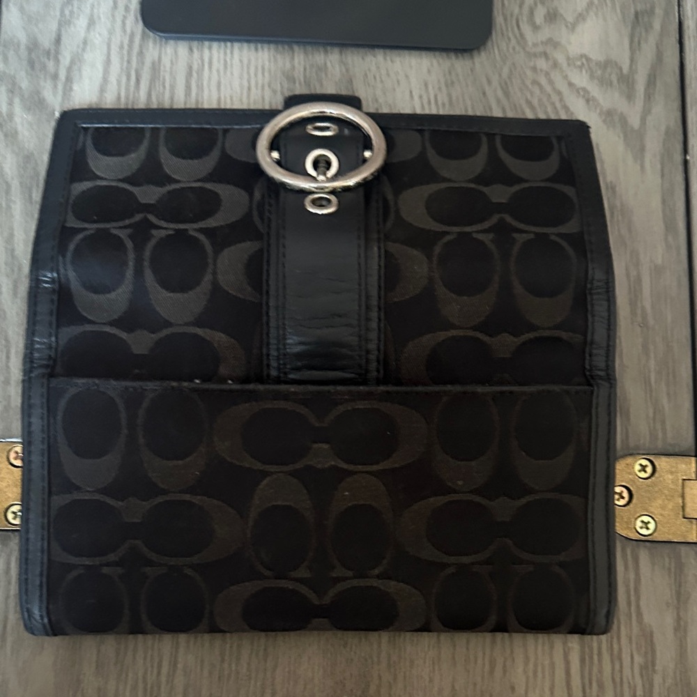 Coach 13642 ALI Signature Satin & Leather Hobo Shoulder Bag & Matching Wallet - Picture 16 of 16